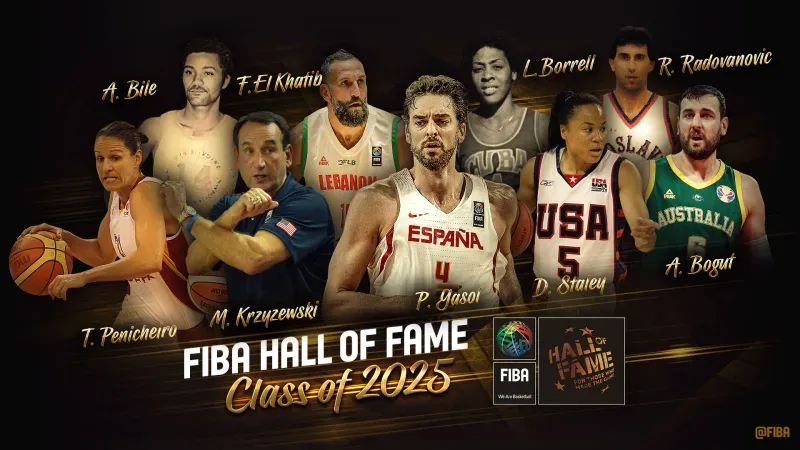 Pau Gasol et Mike Krzyzewski entrent au Hall of Fame de la FIBA