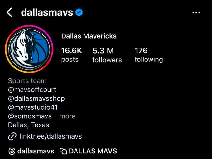 Les Mavericks ont perdu 700 000 abonnés sur Instagram en échangeant Luka Doncic