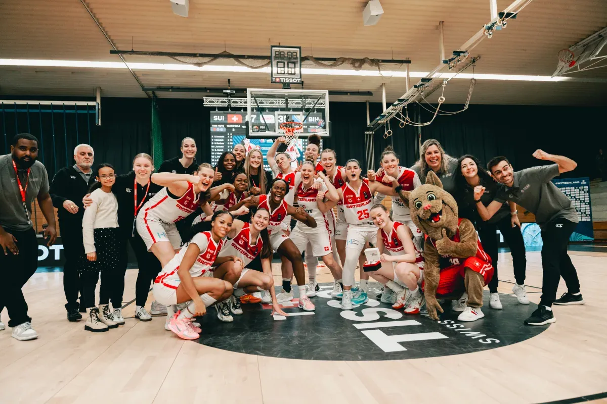 La Suisse de François Gomez a validé son billet pour l'EuroBasket féminin : "Du pur bonheur!"