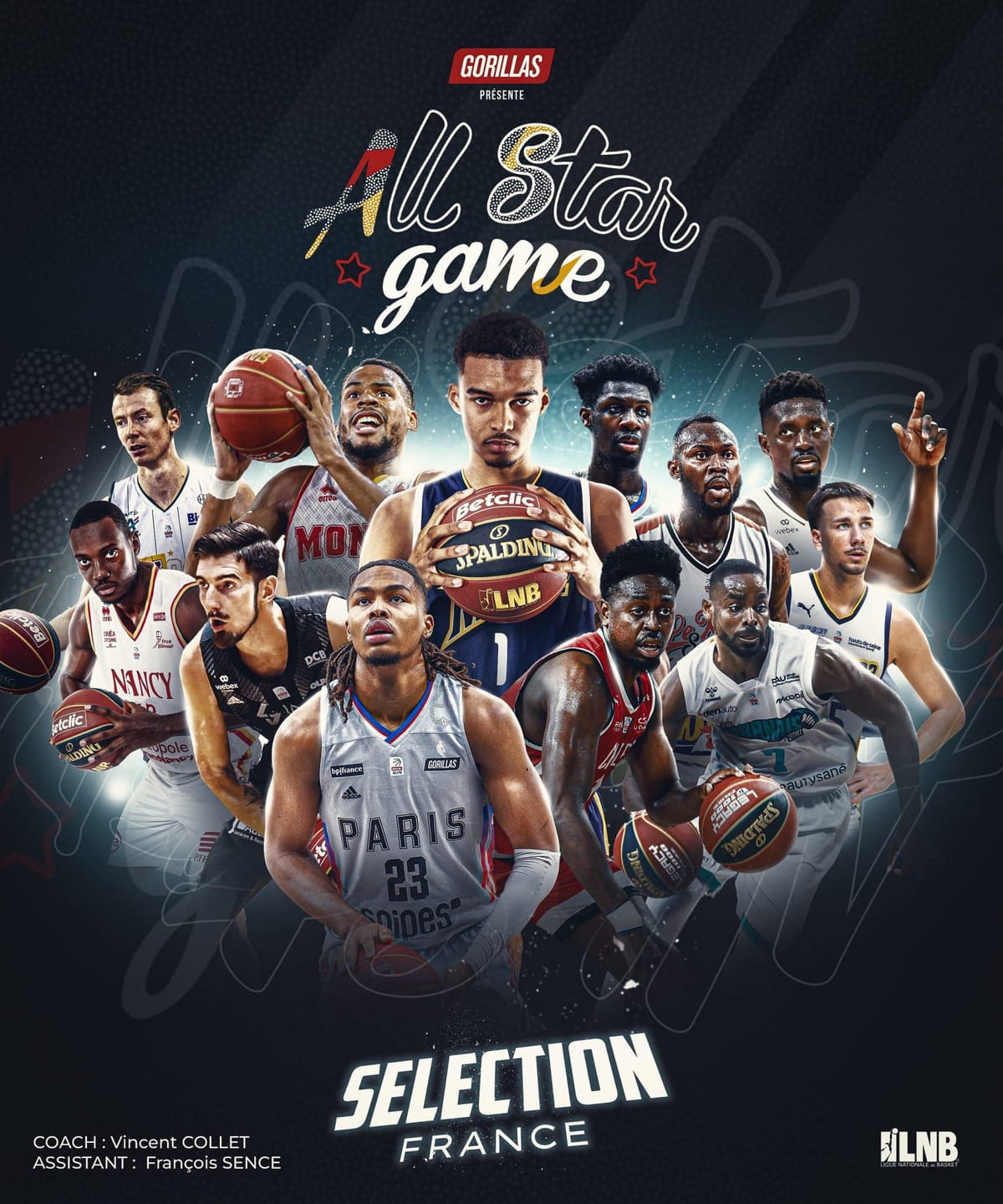 La liste des 24 sélectionnés pour le AllStar Game LNB 2022 ! Basket