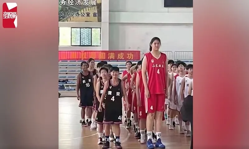 Vidéo Une Chinoise De 14 Ans Et 226m Basket Europe 8094