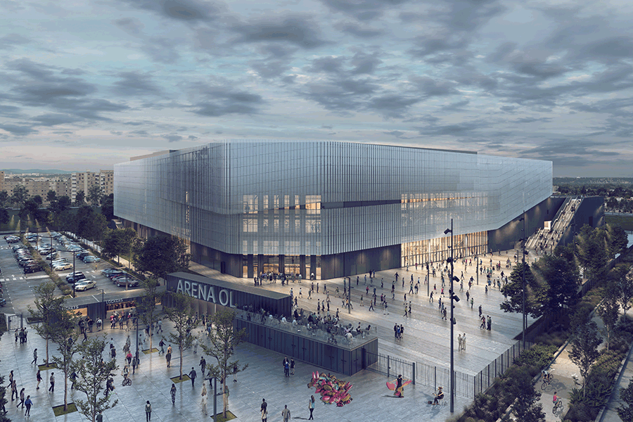 Suivre En Temps R El La Construction De La Ldlc Arena De Lyon Basket